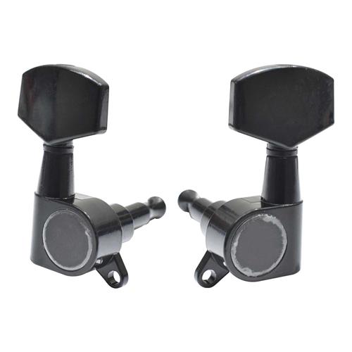 CLAVIJERO PARA GUITARRA 3PCS X LADO NEGRO X 6P