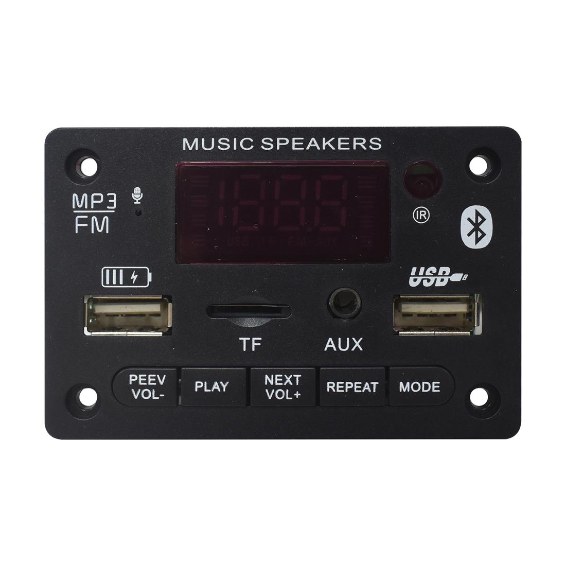 Módulo Reproductor MP3 USB BLUETOOTH RADIO amplificador audio 3