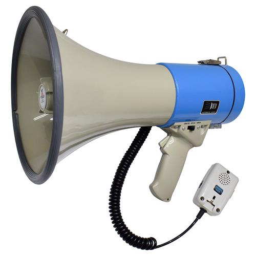 MyGiftHub Megáfono de grabación portátil con bocina USB, Potencia de 30  vatios con sirena integrada/alarma – Micrófono desmontable
