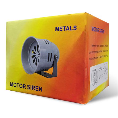 SIRENA 1 TONO METALICA C/MOTOR/12.5CM 110V