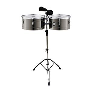 TIMBAL 14_15 PULG. MARATHON C/CAMPANA Y BLOCK NEGRO NIQUELADO