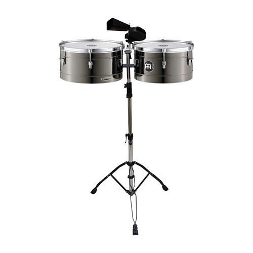 TIMBAL 14_15 PULG. MARATHON C/CAMPANA Y BLOCK NEGRO NIQUELADO