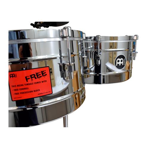 TIMBAL 14_15 PULG. MARATHON C/CAMPANA Y BLOCK CROMADO
