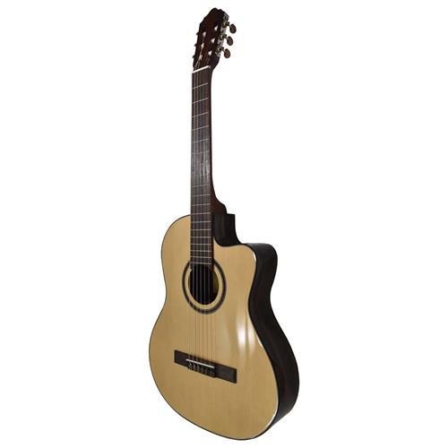GUITARRA ELECTROCLASICA DELGADA NATURAL