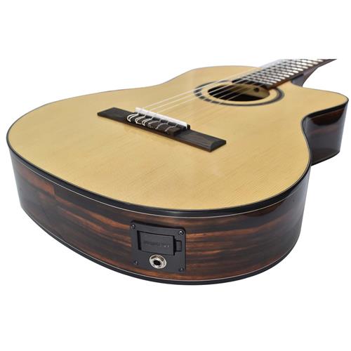 GUITARRA ELECTROCLASICA DELGADA NATURAL