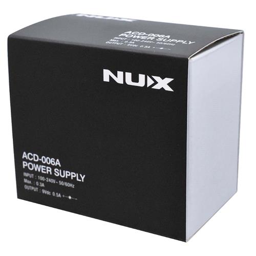 ADAPTADOR DE CORRIENTE PARA PEDAL DE EFECTO 9V 500MA