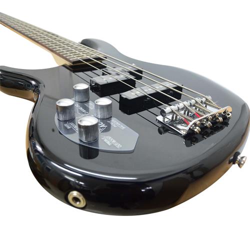 BAJO ELECTRICO 4 CUERDAS ACTION ROJO NEGRO P/ZURDO - DESC