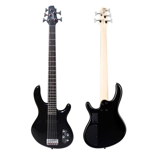 BAJO ELECTRICO 5 CUERDAS ACTION NEGRO