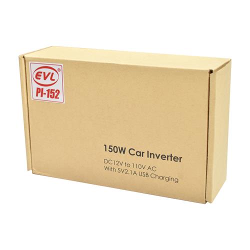 INVERSOR DE CARRO CON USB 150W 12V