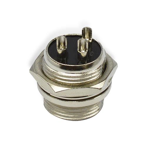 PLUG DC XLR 3P 12MM - CLA