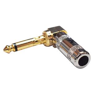PLUG 6.3 MONO NICKEL-DORADO TIPO L CALIDAD