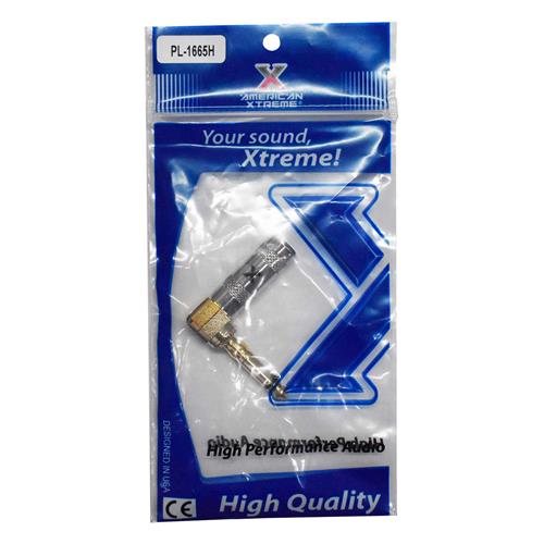 PLUG 6.3 MONO NICKEL-DORADO TIPO L CALIDAD