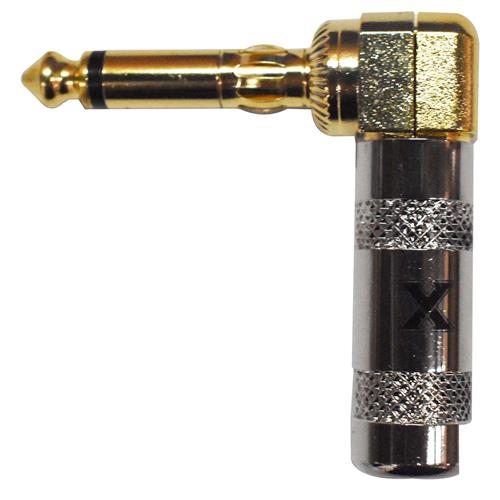 PLUG 6.3 MONO NICKEL-DORADO TIPO L CALIDAD