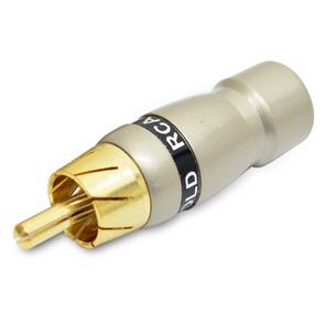 PLUG RCA METALICO PLATEADO R/N CALIDAD