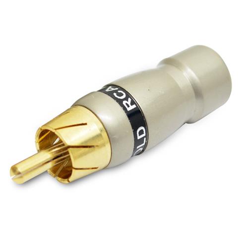 PLUG RCA METALICO PLATEADO R/N CALIDAD