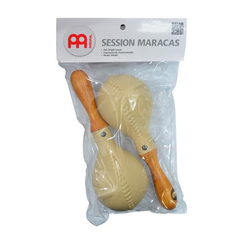MARACAS SESSION PLASTICO BEIGE X 2P CALIDAD