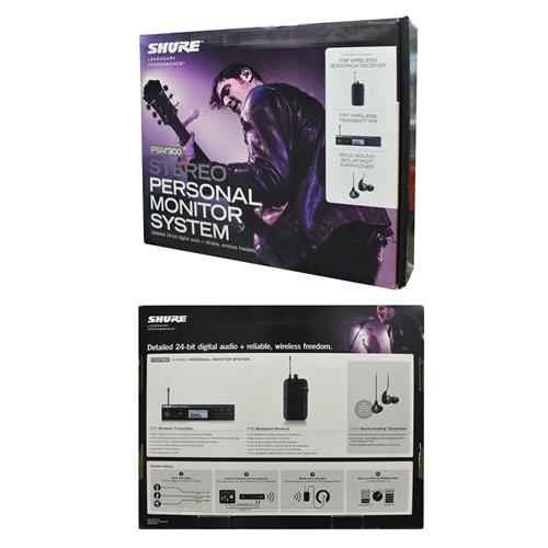 SISTEMA DE MONITOREO PERSONAL SHURE PSM300 - CLA