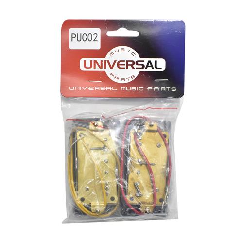MICROFONO PARA GUITARRA ELECTRICA HAMB. CROMADO X 2P - DESC
