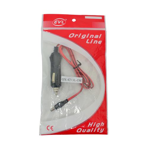 PLUG CIGARRILLERA C/CABLE 1.5MT/PLUG DC 2.1