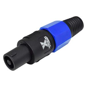 PLUG NEUTRI PLASTICO 4 PINES CALIDAD (SPEAKON)