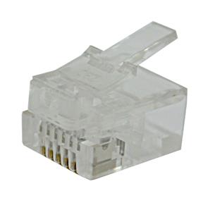 PLUG TELEFONICO DE 6 HILOS GRUESO RJ-11