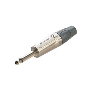 PLUG 6.3 MONO METALICO NIQUELADO