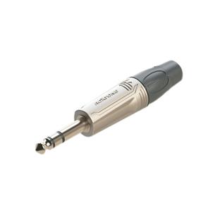 PLUG 6.3 STEREO METALICO NIQUELADO