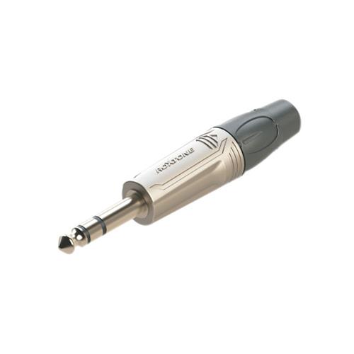 PLUG 6.3 STEREO METALICO NIQUELADO