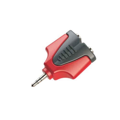 ADAPTADOR 2 JACK 3.5 X PLUG 3.5 ST SOLIDO