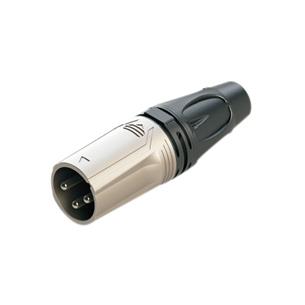 PLUG CANON (XLR) METALICO NIQUELADO
