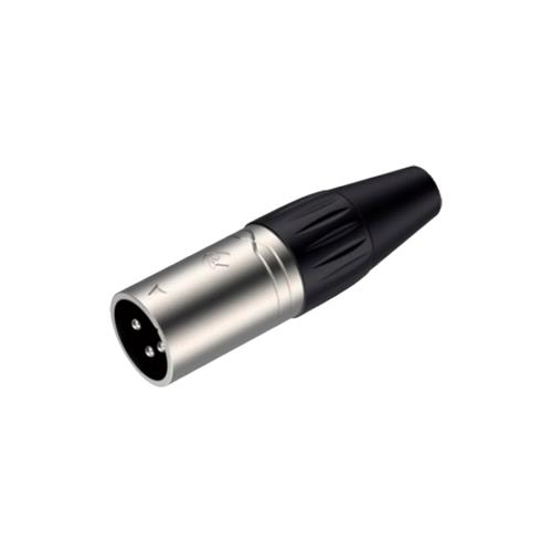 PLUG CANON (XLR) METALICO NIQUELADO