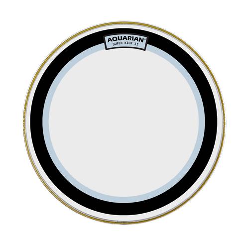 PARCHE 22 PULG. PARA BOMBO SUPER KICK CLEAR DOUBLE PLY