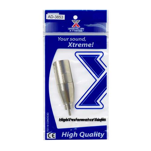 ADAPTADOR PLUG RCA X PLUG CANON METAL