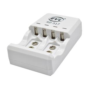 CARGADOR DE PILA AA/AAA/9V-DOBLE MEDIANO