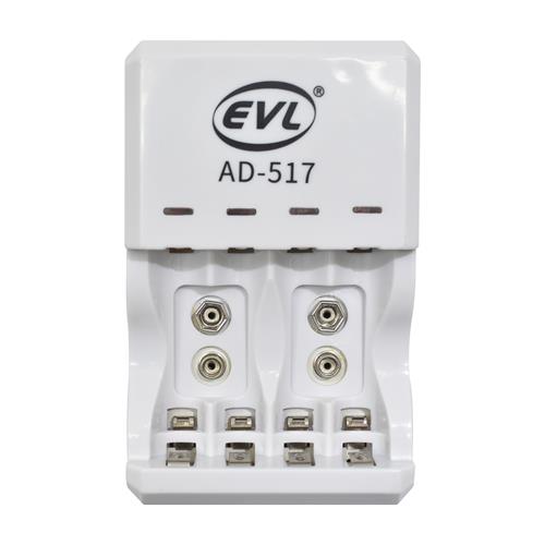 CARGADOR DE PILA AA/AAA/9V-DOBLE MEDIANO