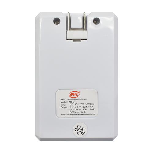 CARGADOR DE PILA AA/AAA/9V-DOBLE MEDIANO
