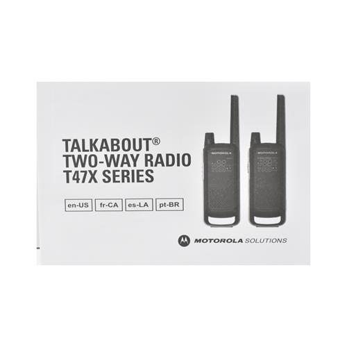 RADIO TALKABOUT MOTOROLA SERIE T470 X2P - DIST