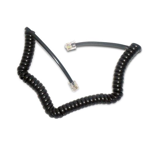 CABLE TELEFONO ESPIRAL NEGRO 2MT