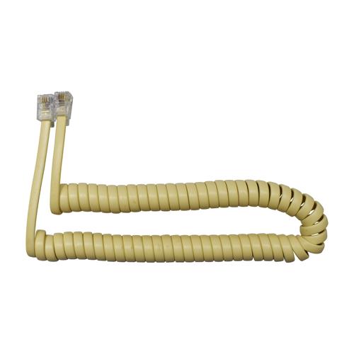 CABLE TELEFONO ESPIRAL BEIGE 2MT