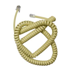 Cable Espiral de Teléfono 3 metros Beige