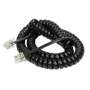 CABLE TELEFONO ESPIRAL NEGRO 8 MT