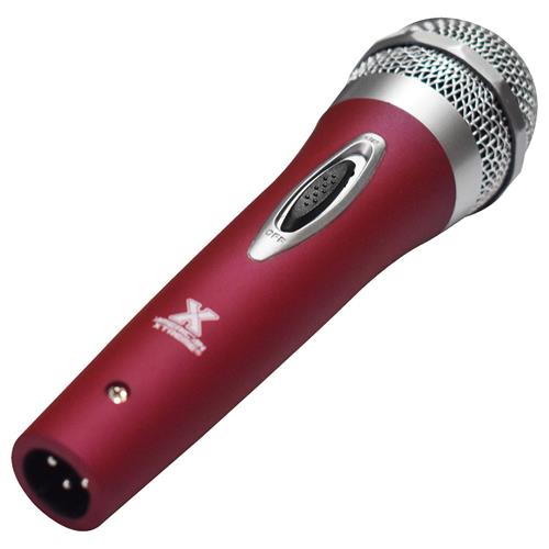 MICROFONO ROJO-METALICO