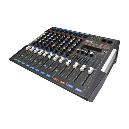 CONSOLA PASIVA PROF. 8CH C/USB/BT/EQ/FX