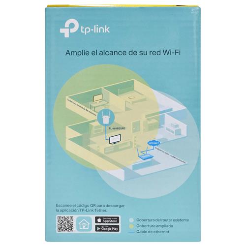 Amplificador de señal WiFi TP-Link TL-WA855RE 300Mbps, 2 antenas