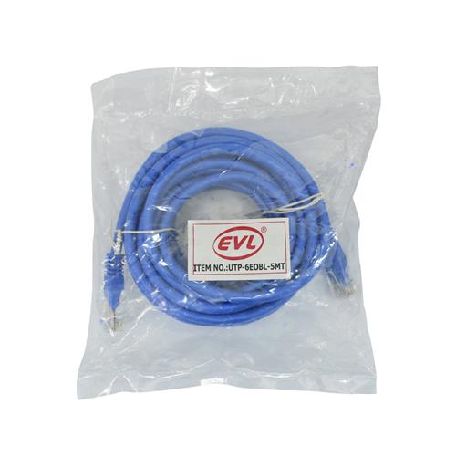CABLE UTP CATEGORIA 6 AZUL 5MT