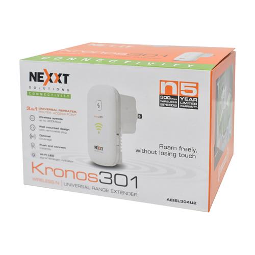 Repetidor WiFi Nexxt Kronos 301 Extensor 300mbps