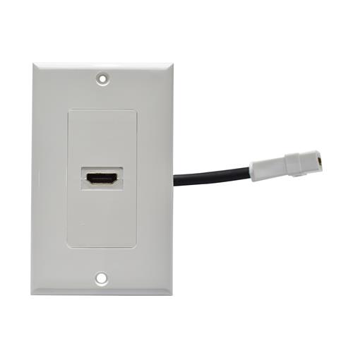 PLACA DE PARED C/1 JACK HDMI C/CABLE
