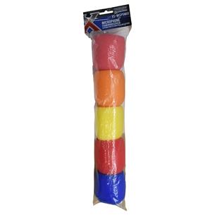 ESPONJA PARA MICROFONO COLORES X 5P