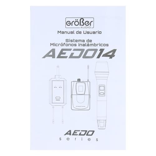 MICROFONO DOBLE UHF CORBATA/DIADEMA AEDO SERIES