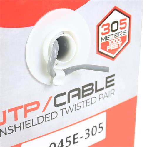 CABLE UTP X ROLLO (305MT) CAT.5E GRIS